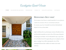 Tablet Screenshot of eucalyptusguesthouse.com